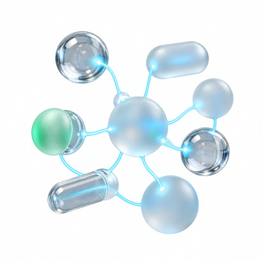 Glass workflow node cluster